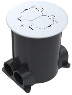 WM 881 ROUND PVC FLOOR BOX 